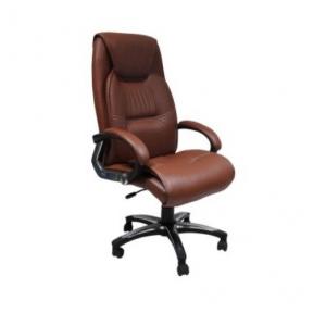 M109 Brown Leatherette Chair